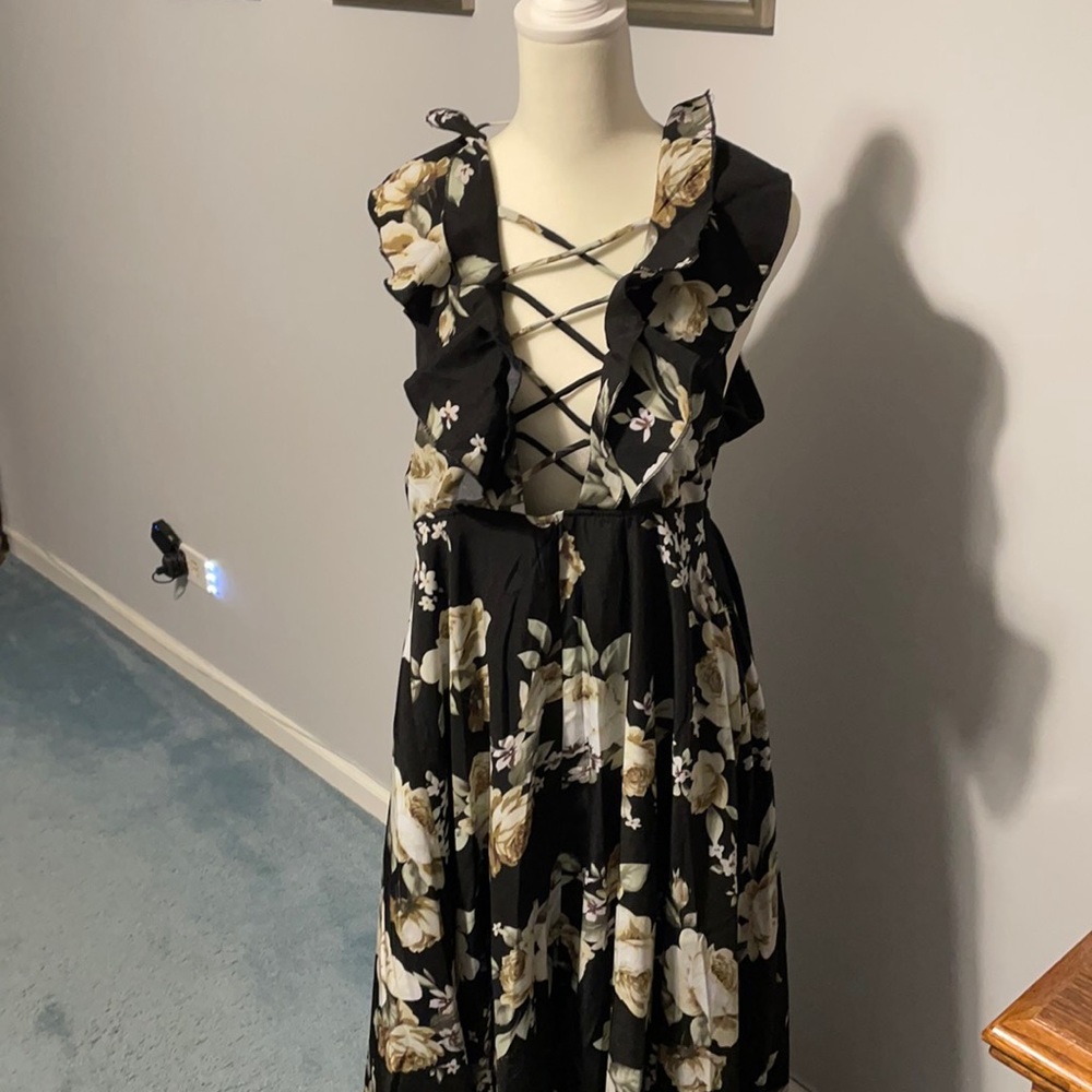 Floral WRAP dress